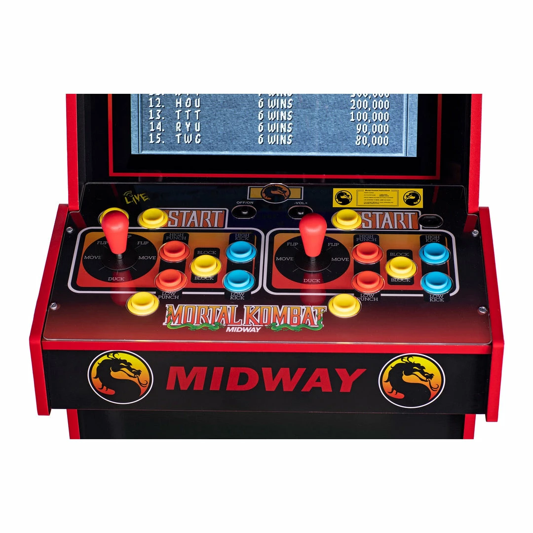 Arcade1UP - Mortal Kombat, 30th Anniversary 14 N 1 Legacy Edition, Video Game Arcade Machine With Custom Riser New 5 Arcade1UP - Mortal Kombat, 30th Anniversary 14 N 1 Legacy Edition, Video Game Arcade Machine With Custom Riser New