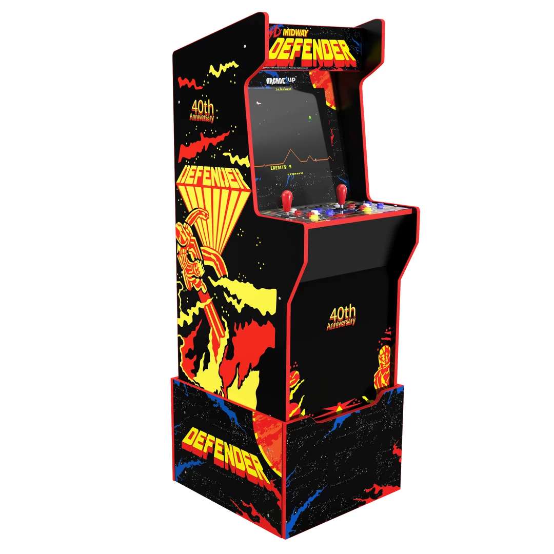 ShopHippo DEFENDER 40th Anniversary 12-IN-1 Midway Legacy Edition Arcade With Licensed Riser, ARCADE1UP New 4 ShopHippo DEFENDER 40th Anniversary 12-IN-1 Midway Legacy Edition Arcade With Licensed Riser, ARCADE1UP New