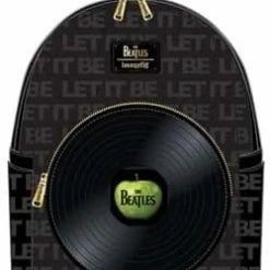 LOUNGEFLY The Beatles Let It Be Vinyl Record Women's Double Strap Shoulder Bag Purse 13 LOUNGEFLY The Beatles Let It Be Vinyl Record Women's Double Strap Shoulder Bag Purse