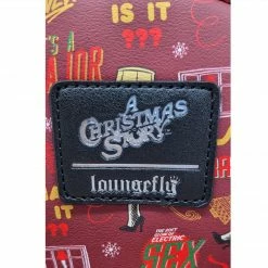 LOUNGEFLY X A Christmas Story Lampshade AOP Mini Backpack 15 LOUNGEFLY X A Christmas Story Lampshade AOP Mini Backpack