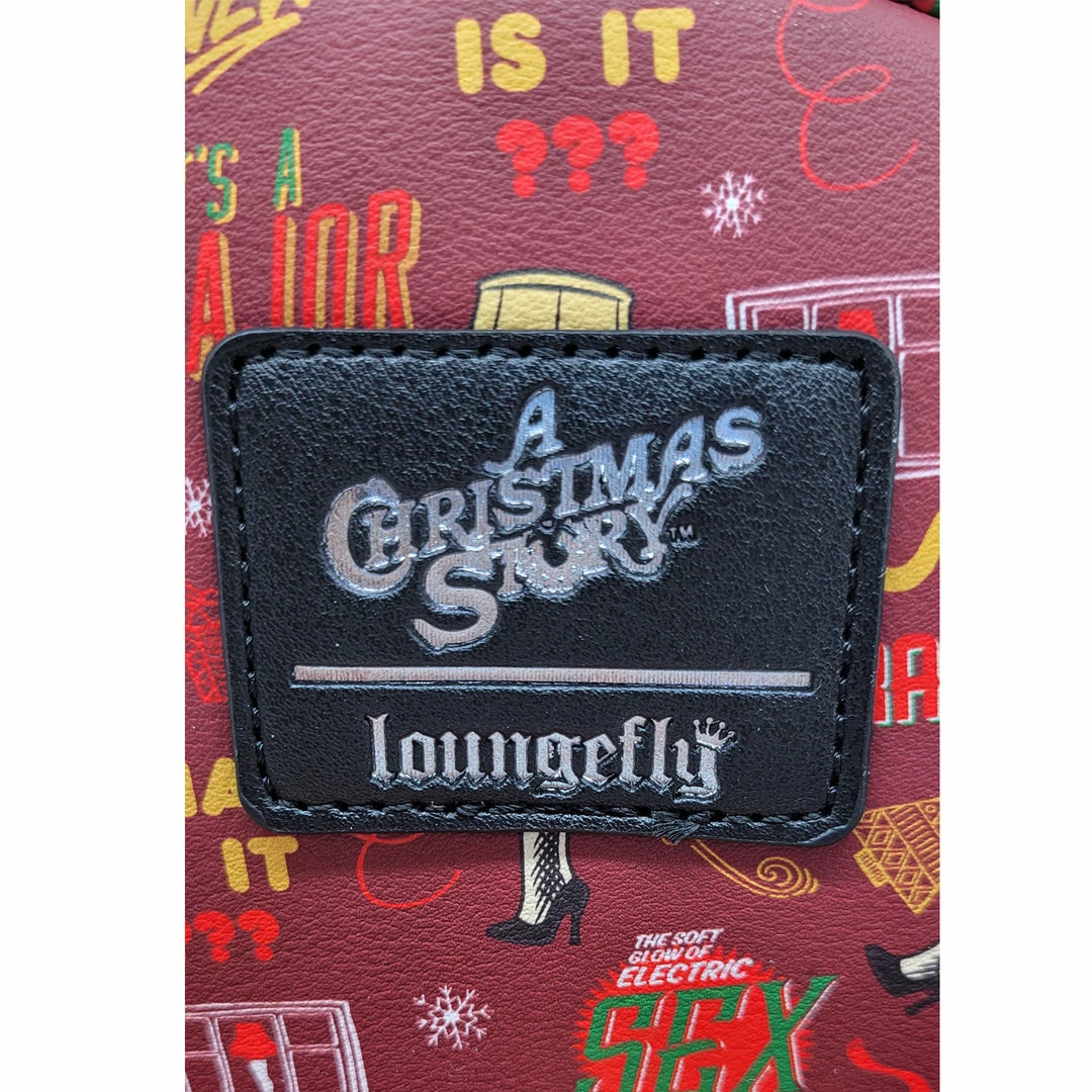 LOUNGEFLY X A Christmas Story Lampshade AOP Mini Backpack 9 LOUNGEFLY X A Christmas Story Lampshade AOP Mini Backpack