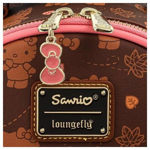 New LOUNGEFLY HELLO KITTY - PUMPKIN SPICE AOP CONVERTIBLE MINI BACKPACK 7 New LOUNGEFLY HELLO KITTY - PUMPKIN SPICE AOP CONVERTIBLE MINI BACKPACK