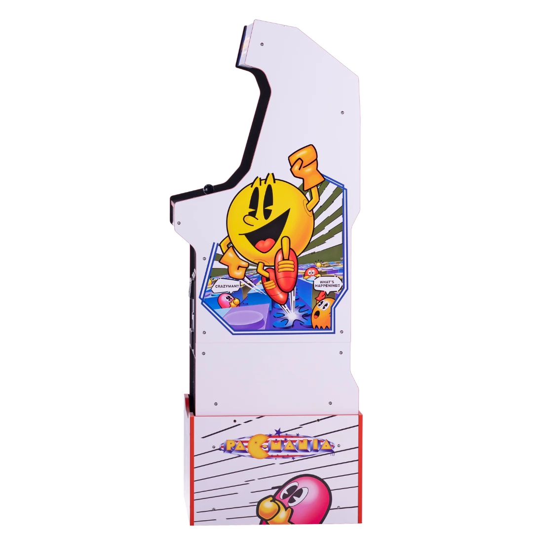 Arcade1Up, Bandai Namco 14-IN-1 Legacy Arcade Game PAC-MANIA Edition With Licensed Riser And Light-Up Marquee 5 Arcade1Up, Bandai Namco 14-IN-1 Legacy Arcade Game PAC-MANIA Edition With Licensed Riser And Light-Up Marquee