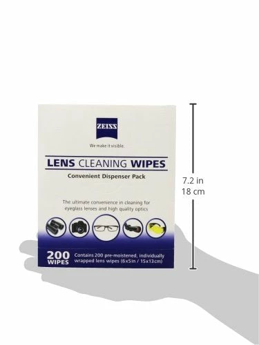 ShopHippo Zeiss Pre-Moistened Lens Cleaning Wipes, 6 X 5-Inches (400-Count) New 10 ShopHippo Zeiss Pre-Moistened Lens Cleaning Wipes, 6 X 5-Inches (400-Count) New