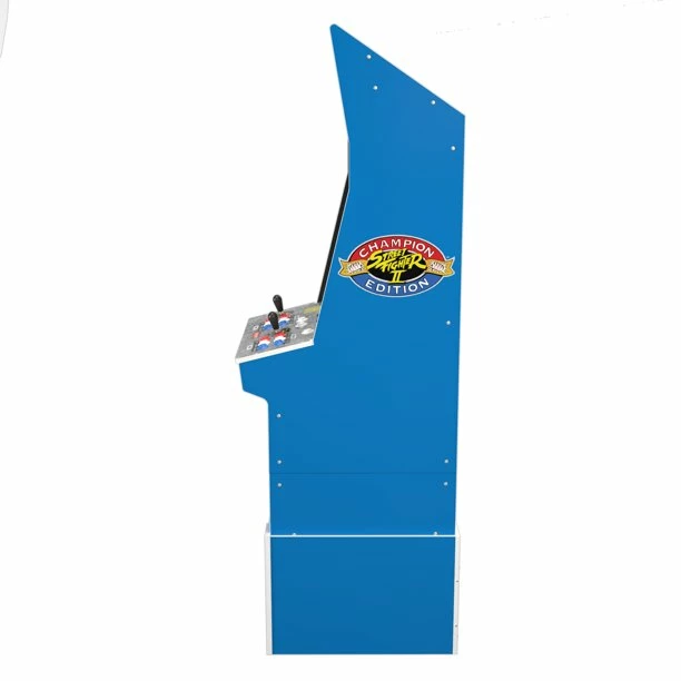ShopHippo Arcade1UP Street Fighter II Big Blue Arcade With Riser And Exclusive Stool Bundle 6 ShopHippo Arcade1UP Street Fighter II Big Blue Arcade With Riser And Exclusive Stool Bundle