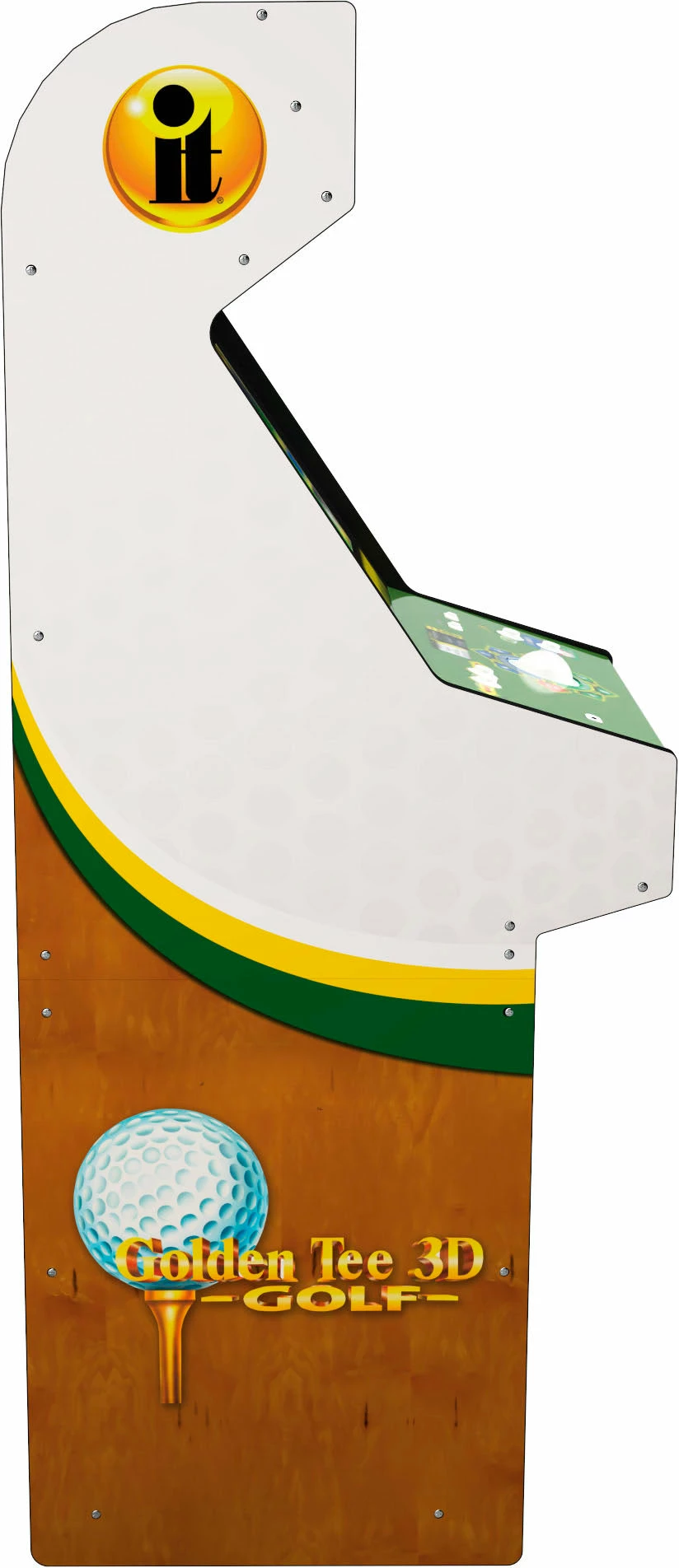 ShopHippo Arcade1Up - Golden Tee 3D Golf 19" Arcade With Lit Marquee (PRO Version) New 6 ShopHippo Arcade1Up - Golden Tee 3D Golf 19" Arcade With Lit Marquee (PRO Version) New