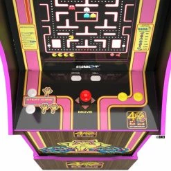 ShopHippo Ms. PacMan 40th Anniversary 10-IN-1 Bandai Legacy Edition Arcade With Licensed Riser And Light-Up Marquee, Arcade1Up New