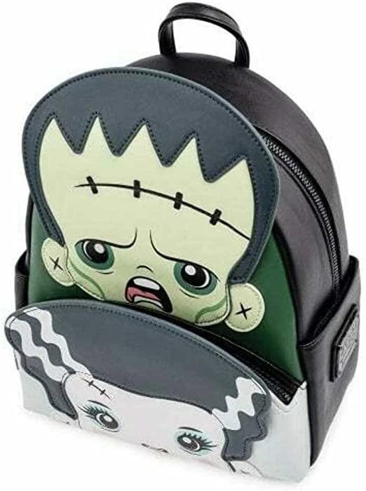 LOUNGEFLY Universal Monsters Frankie And Bride Cosplay Backpack 6 LOUNGEFLY Universal Monsters Frankie And Bride Cosplay Backpack