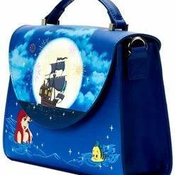 LOUNGEFLY DISNEY THE LITTLE MERMAID ARIEL FIREWORKS CROSS BODY BAG New