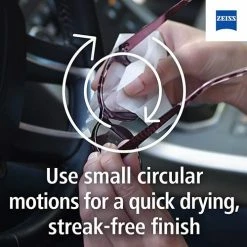 New ZEISS Lens Wipes - 200 Pre-Moistened Eyeglass Cleaning Wipes