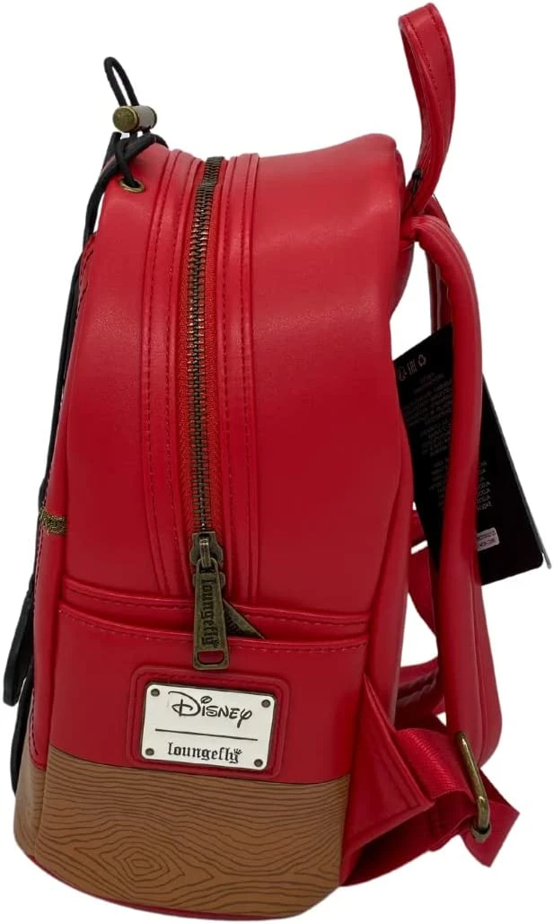 LOUNGEFLY Disney Pinnochio Marionette Womens Double Strap Shoulder Bag Purse New 7 LOUNGEFLY Disney Pinnochio Marionette Womens Double Strap Shoulder Bag Purse New