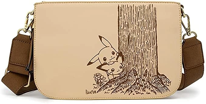 LOUNGEFLY Pokemon Sepia Pikachu Crossbody New 4 LOUNGEFLY Pokemon Sepia Pikachu Crossbody New