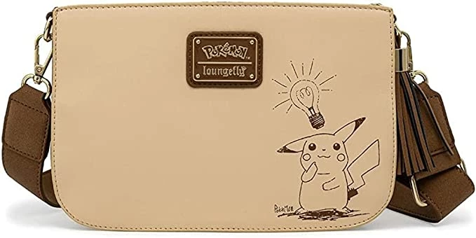 LOUNGEFLY Pokemon Sepia Pikachu Crossbody New 3 LOUNGEFLY Pokemon Sepia Pikachu Crossbody New