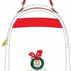 LOUNGEFLY Dr. Seuss The Grinch Chimney Thief Adult Womens Double Strap Shoulder Bag Purse