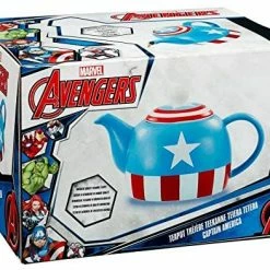 ShopHippo New Marvel Avengers Captain America Ceramic Teapot (36oz) 10 ShopHippo New Marvel Avengers Captain America Ceramic Teapot (36oz)