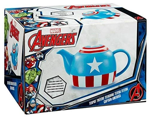 ShopHippo New Marvel Avengers Captain America Ceramic Teapot (36oz) 6 ShopHippo New Marvel Avengers Captain America Ceramic Teapot (36oz)
