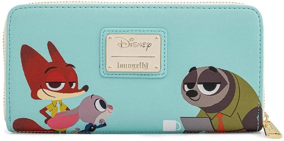 ShopHippo LOUNGEFLY Disney Zootopia Chibi Group Zip Around Wallet New 5 ShopHippo LOUNGEFLY Disney Zootopia Chibi Group Zip Around Wallet New