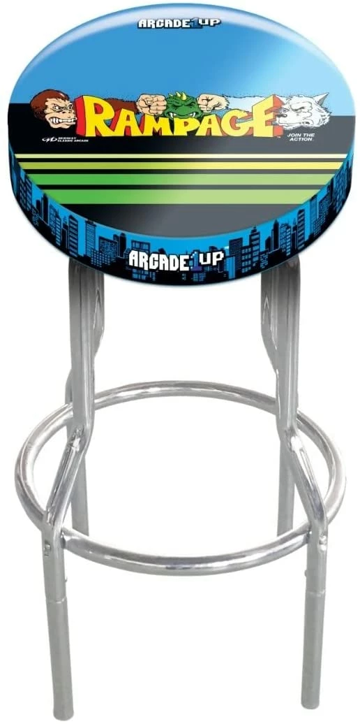 ShopHippo ARCADE1UP Stool Adjustable Height 21.5 Inches To 29.5 Inches (Rampage) 3 ShopHippo ARCADE1UP Stool Adjustable Height 21.5 Inches To 29.5 Inches (Rampage)