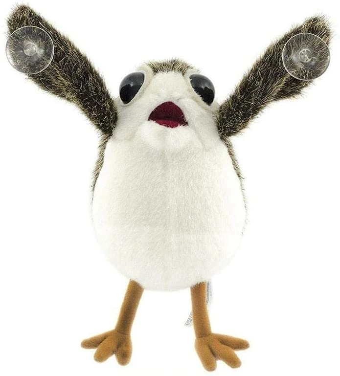ShopHippo New Star Wars The Last Jedi Porg On Board Figure Suction Cup Plush - White And Brown 3 ShopHippo New Star Wars The Last Jedi Porg On Board Figure Suction Cup Plush - White And Brown