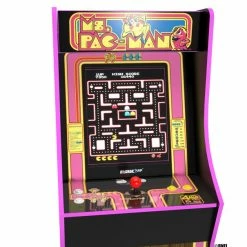 ShopHippo Ms. PacMan 40th Anniversary 10-IN-1 Bandai Legacy Edition Arcade With Licensed Riser And Light-Up Marquee, Arcade1Up New 10 ShopHippo Ms. PacMan 40th Anniversary 10-IN-1 Bandai Legacy Edition Arcade With Licensed Riser And Light-Up Marquee, Arcade1Up New