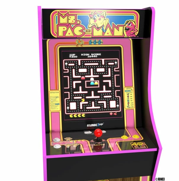ShopHippo Ms. PacMan 40th Anniversary 10-IN-1 Bandai Legacy Edition Arcade With Licensed Riser And Light-Up Marquee, Arcade1Up New 5 ShopHippo Ms. PacMan 40th Anniversary 10-IN-1 Bandai Legacy Edition Arcade With Licensed Riser And Light-Up Marquee, Arcade1Up New