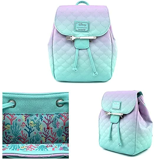 ShopHippo LOUNGEFLY Little Mermaid Ombre Scales Mini Backpack 9 ShopHippo LOUNGEFLY Little Mermaid Ombre Scales Mini Backpack