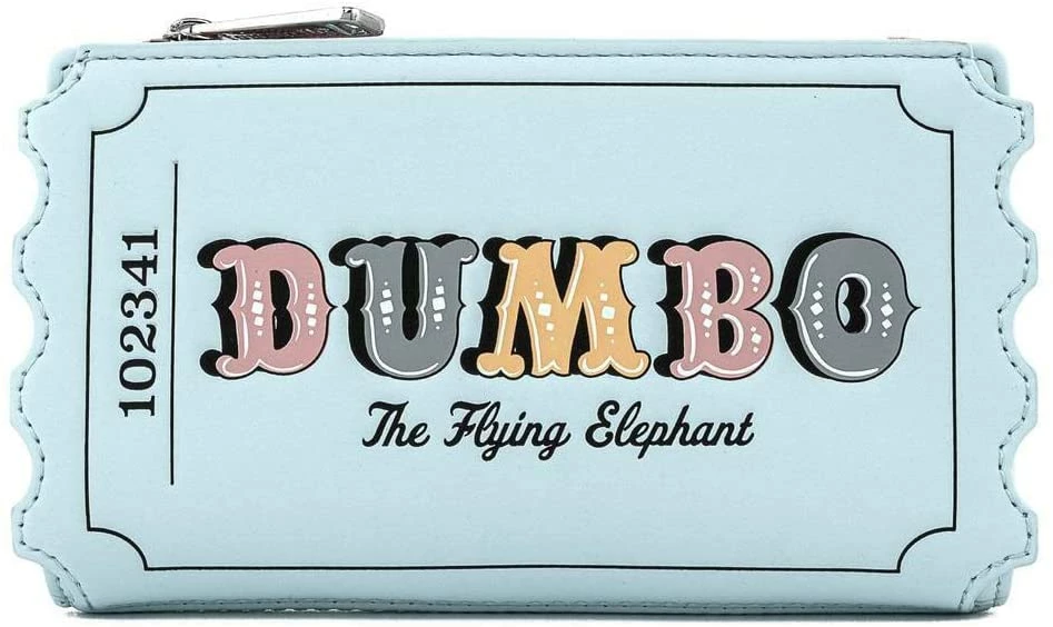 LOUNGEFLY Disney Dumbo Circus Ticket Flap Wallet 3 LOUNGEFLY Disney Dumbo Circus Ticket Flap Wallet