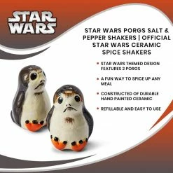 ShopHippo Se7en20 Star Wars Figural Porg Salt And Pepper Shakers - Ceramic Porg's - Add A Little Star Wars To Every Meal New 15 ShopHippo Se7en20 Star Wars Figural Porg Salt And Pepper Shakers - Ceramic Porg's - Add A Little Star Wars To Every Meal New