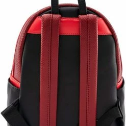 LOUNGEFLY Deadpool Merc With A Mouth Cosplay Womens Double Strap Shoulder Bag Purse New