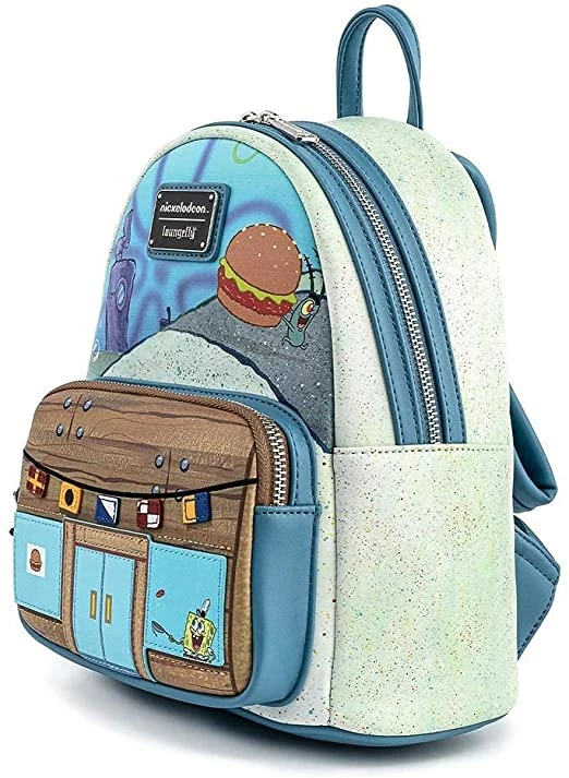 ShopHippo New Loungefly Spongebob Krusty Krab Mini Backpack 5 ShopHippo New Loungefly Spongebob Krusty Krab Mini Backpack