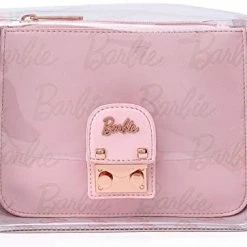 LOUNGEFLY Barbie Gold Lock Crossbody Bag