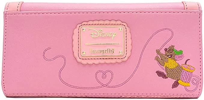LOUNGEFLY Disney Cinderella 70th Anniversary Dress Flap Wallet 4 LOUNGEFLY Disney Cinderella 70th Anniversary Dress Flap Wallet