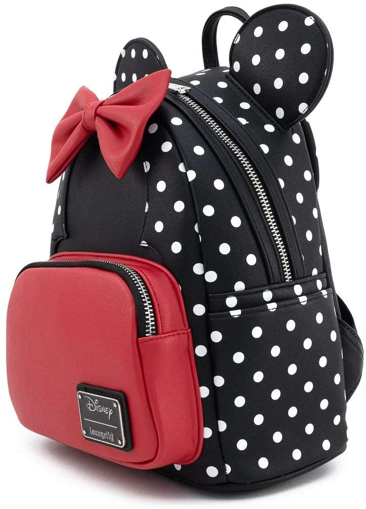 ShopHippo New LOUNGEFLY Disney Minnie Mouse Polka Dot Womens Double Strap Shoulder Bag Purse 5 ShopHippo New LOUNGEFLY Disney Minnie Mouse Polka Dot Womens Double Strap Shoulder Bag Purse