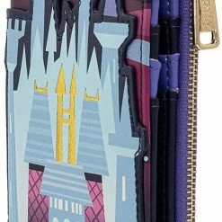 LOUNGEFLY Disney Cinderella Castle Series Flap Wallet New 9 LOUNGEFLY Disney Cinderella Castle Series Flap Wallet New