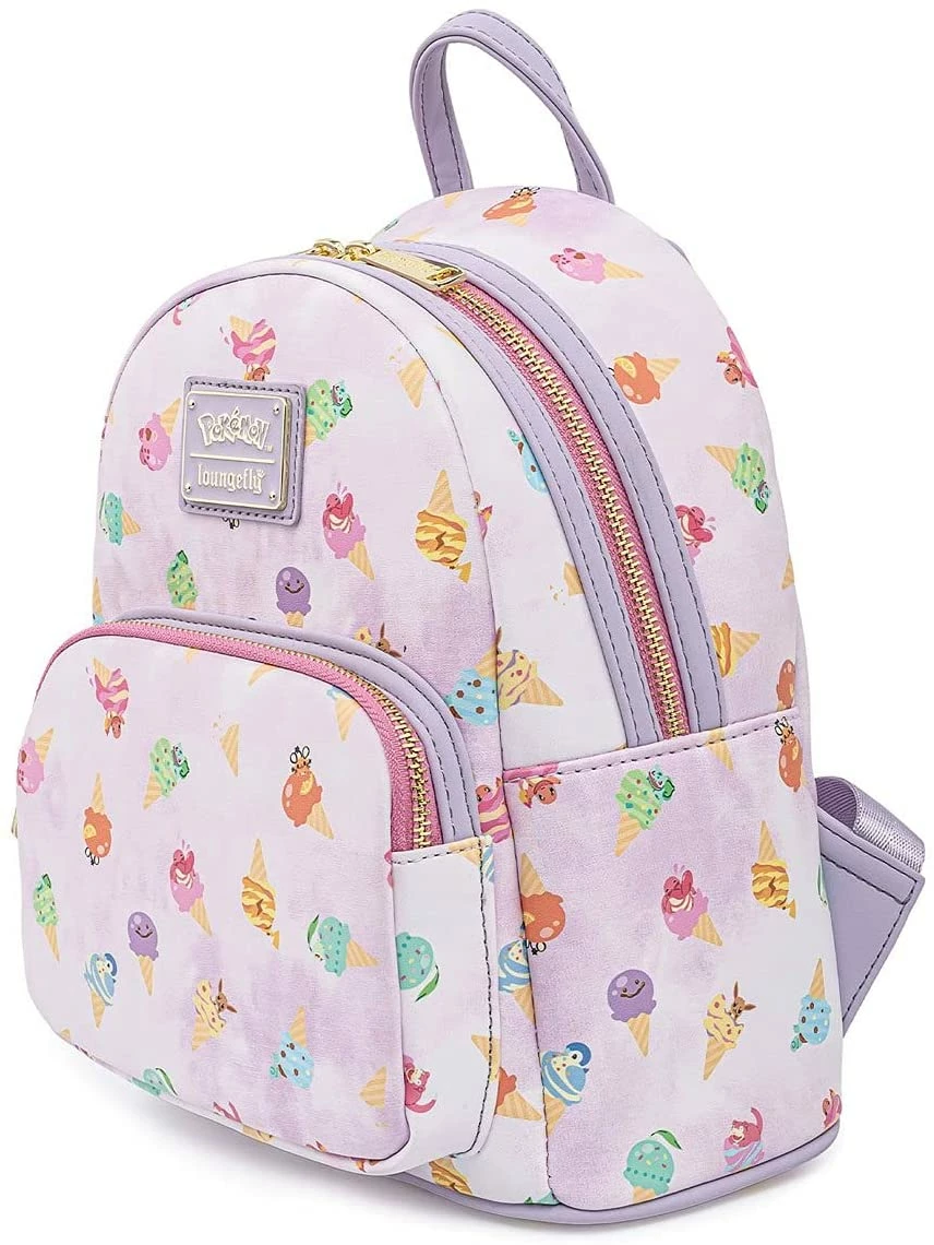 ShopHippo New LOUNGEFLY Pokemon Ice Cream Acid Wash Denim Womens Double Strap Shoulder Bag Purse 5 ShopHippo New LOUNGEFLY Pokemon Ice Cream Acid Wash Denim Womens Double Strap Shoulder Bag Purse