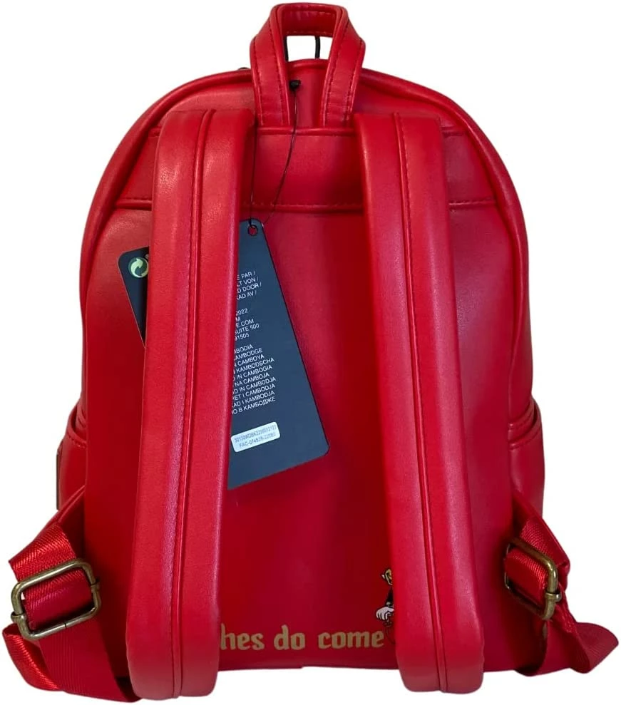 LOUNGEFLY Disney Pinnochio Marionette Womens Double Strap Shoulder Bag Purse New 4 LOUNGEFLY Disney Pinnochio Marionette Womens Double Strap Shoulder Bag Purse New