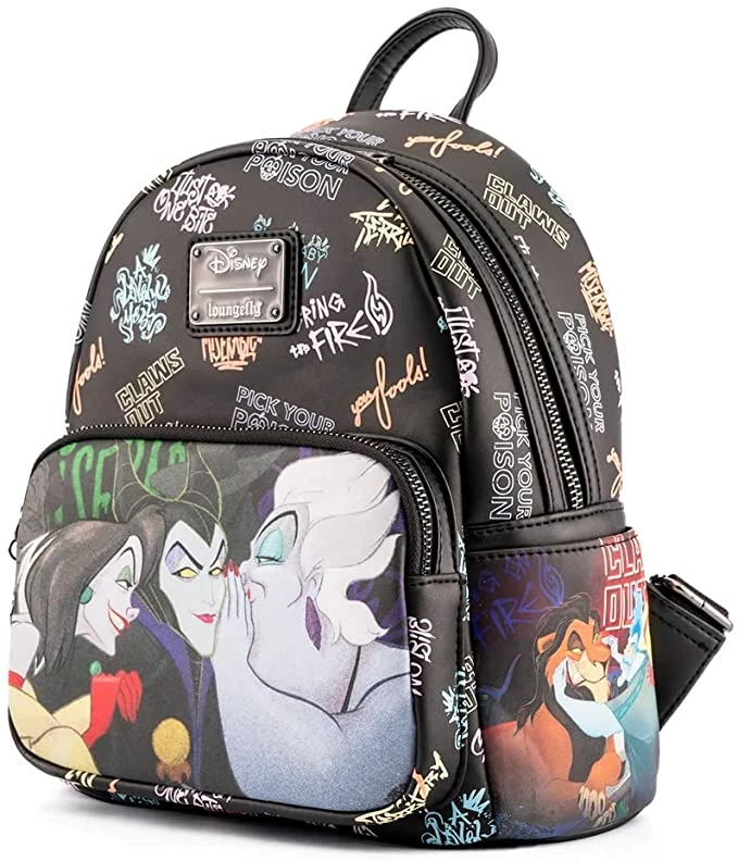 ShopHippo LOUNGEFLY Disney Villains Club Womens Double Strap Shoulder Bag Purse 4 ShopHippo LOUNGEFLY Disney Villains Club Womens Double Strap Shoulder Bag Purse