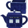ShopHippo Underground Toys Doctor Who Tea-4-One Stacking Tardis Teapot & Cup Set New 1 ShopHippo Underground Toys Doctor Who Tea-4-One Stacking Tardis Teapot & Cup Set New