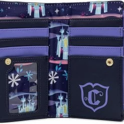 LOUNGEFLY Disney Cinderella Castle Series Flap Wallet New 8 LOUNGEFLY Disney Cinderella Castle Series Flap Wallet New