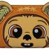 LOUNGEFLY Star Wars Wicket Ewok Cosplay Faux Leather Wallet 2 LOUNGEFLY Star Wars Wicket Ewok Cosplay Faux Leather Wallet