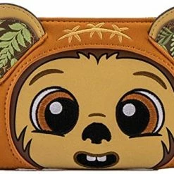 LOUNGEFLY Star Wars Wicket Ewok Cosplay Faux Leather Wallet