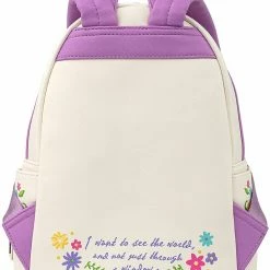LOUNGEFLY Disney Tangled Tower Scene Womens Double Strap Shoulder Bag Purse 12 LOUNGEFLY Disney Tangled Tower Scene Womens Double Strap Shoulder Bag Purse