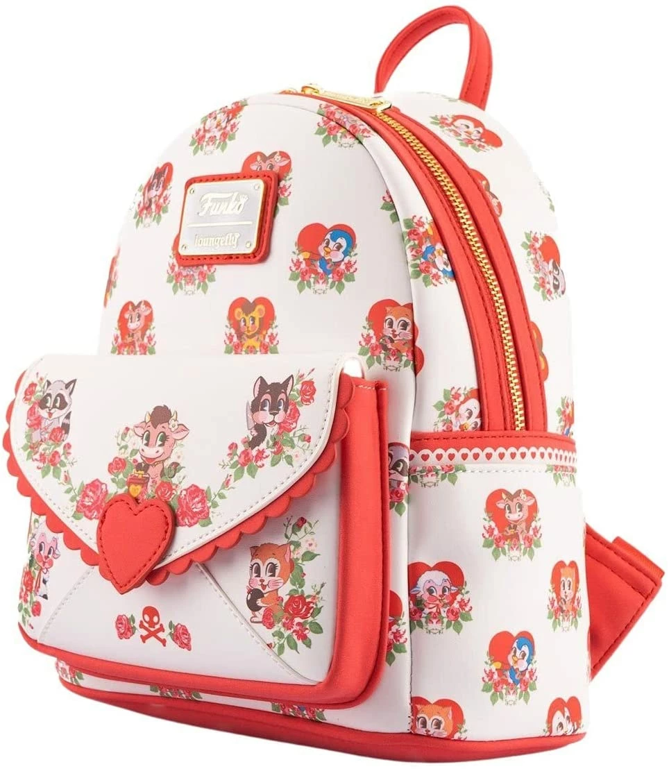 New LOUNGEFLY Women's Funko Villainous Valentines Double Strap Shoulder Bag Purse 7 New LOUNGEFLY Women's Funko Villainous Valentines Double Strap Shoulder Bag Purse