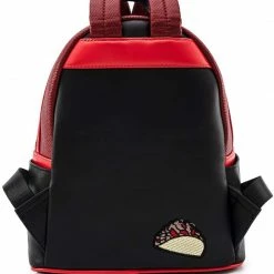 LOUNGEFLY Deadpool Merc With A Mouth Cosplay Womens Double Strap Shoulder Bag Purse New 13 LOUNGEFLY Deadpool Merc With A Mouth Cosplay Womens Double Strap Shoulder Bag Purse New