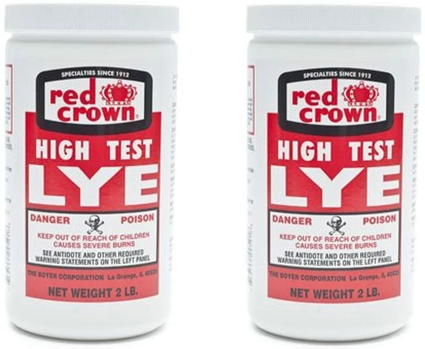 ShopHippo New The Boyer Corporation Red Crown Lye 2 Lbs (Pack Of 2) 3 ShopHippo New The Boyer Corporation Red Crown Lye 2 Lbs (Pack Of 2)