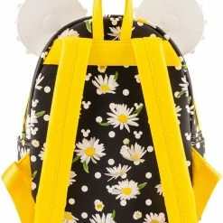 LOUNGEFLY Disney Minnie Mouse Daisies Womens Double Strap Shoulder Bag Purse