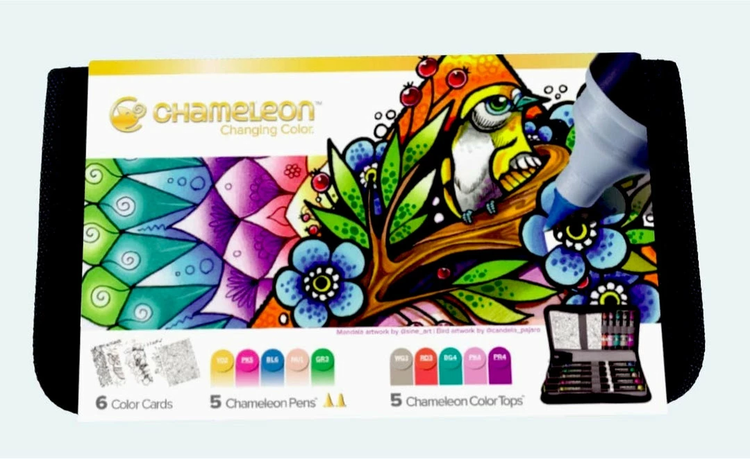 ShopHippo New CHAMELEON KIDZ™ - Chameleon Art Products, Chameleon 5 Chameleon Pens, 5 Color Tops, 6 Color Cards, Travel Case 3 ShopHippo New CHAMELEON KIDZ™ - Chameleon Art Products, Chameleon 5 Chameleon Pens, 5 Color Tops, 6 Color Cards, Travel Case