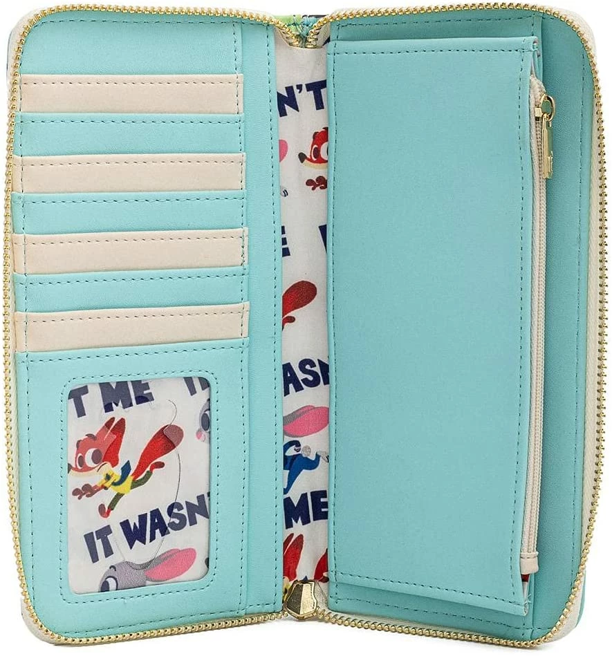 ShopHippo LOUNGEFLY Disney Zootopia Chibi Group Zip Around Wallet New 6 ShopHippo LOUNGEFLY Disney Zootopia Chibi Group Zip Around Wallet New