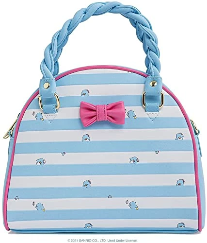 New LOUNGEFLY Sanrio Tuxedo Sam Striped Crossbody Bag 4 New LOUNGEFLY Sanrio Tuxedo Sam Striped Crossbody Bag