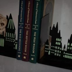 ShopHippo Harry Potter Hogwarts Castle Metal Bookends | Die Cut Metal Bookends With Hogwarts Castle Silhouette Glow In The Dark Design | Ideal For Harry Potter Book Collections New 10 ShopHippo Harry Potter Hogwarts Castle Metal Bookends | Die Cut Metal Bookends With Hogwarts Castle Silhouette Glow In The Dark Design | Ideal For Harry Potter Book Collections New